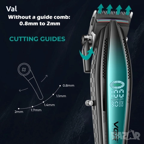 Професионална машинка за подстригване VGR V-270 , снимка 8 - Машинки за подстригване - 53761384