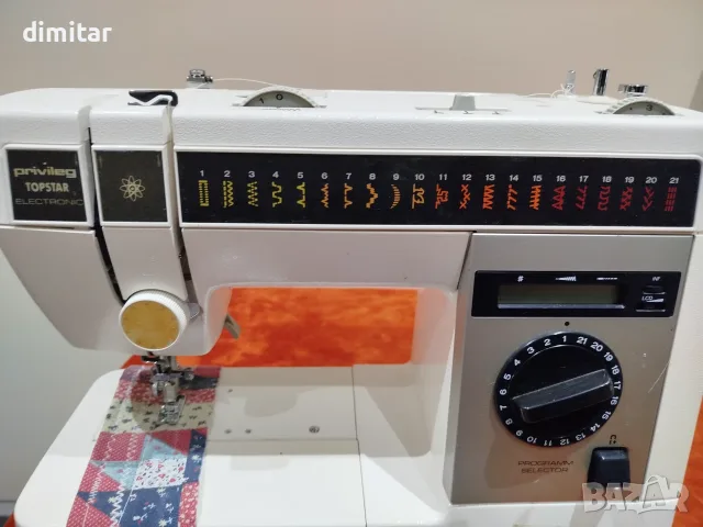 Шевна машина PRIVILEG TOPSTAR ELECTRONIC - 21 програми, снимка 3 - Шевни машини - 56370999