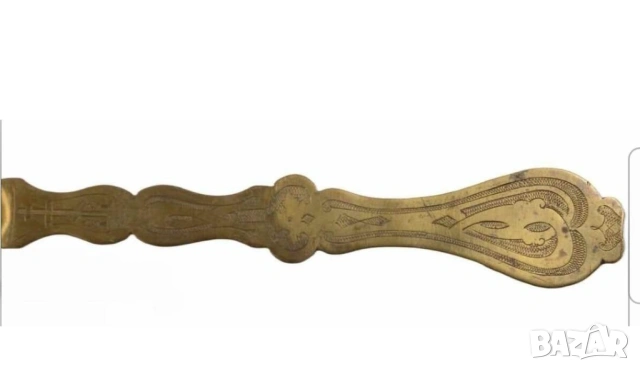 Православна литургична лъжица  лъжица използва се за причастие в православната църква религия Исус, снимка 3 - Антикварни и старинни предмети - 53835383