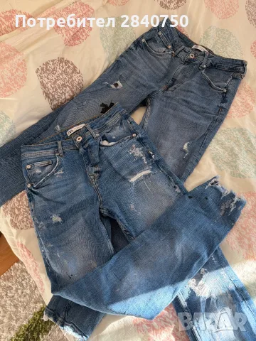 Дънки Zara мъжки 2 чифта, снимка 2 - Дънки - 56353598