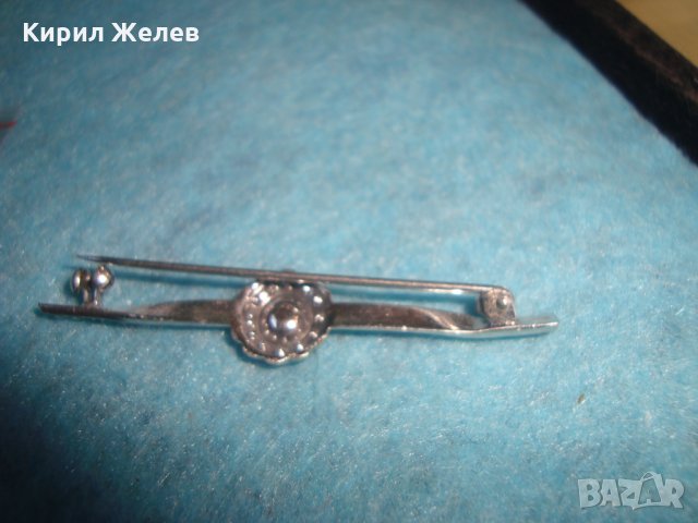 СТАРА СКЪПОЦЕННА СРЕБЪРНА АРТ ДЕКО БРОШКА СРЕБРО 835 с МАРКАЗИТИ МАЙСТОРСКА ИЗРАБОТКА 25797, снимка 14 - Антикварни и старинни предмети - 35805721