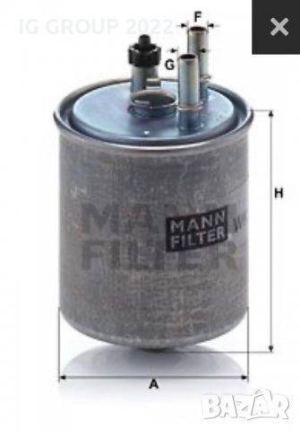 Горивен филтър MANN-FILTER WK 918/2 x, снимка 1 - Части - 39581891