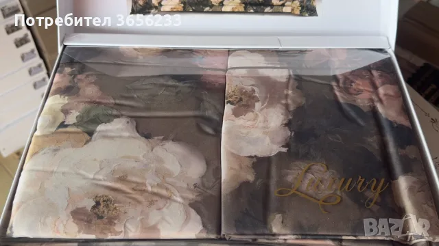 Луксозно спално бельо 6 части, снимка 5 - Спално бельо - 56193119