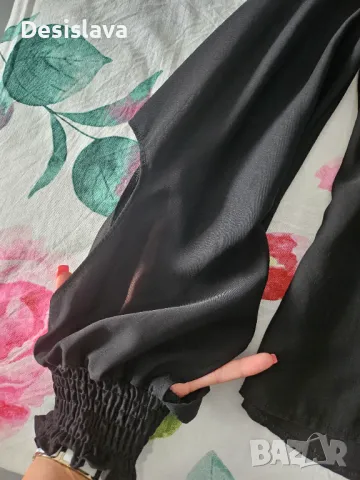 Черна риза , снимка 3 - Ризи - 50062500