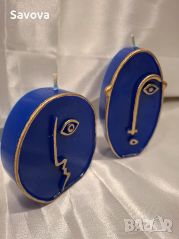 Ръчно изработени свещи "Лица"