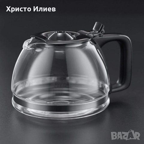 Кафе машина Кафемашина Russell Hobbs със стъклена кана и таймер, снимка 3 - Кафемашини - 41599542