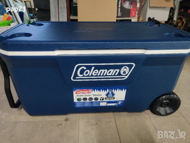 НОВА хладилна чанта Coleman Xtreme Wheeled 100 Qt