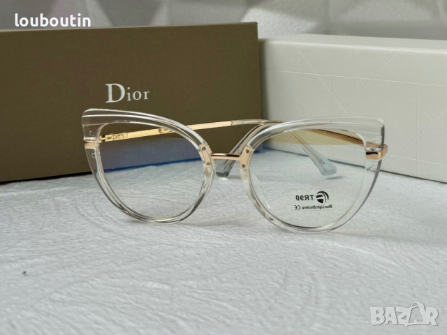 Dior очила за компютър,прозрачни слънчеви,диоптрични рамки, снимка 5 - Слънчеви и диоптрични очила - 44516700