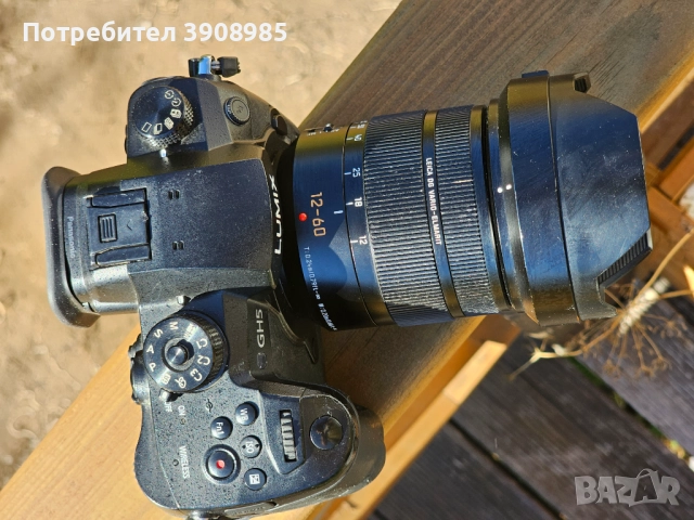 Хибридна фотокамера Panasonic GH5 с обектив 12-60мм f2,8-4, снимка 4 - Обективи и филтри - 51765611