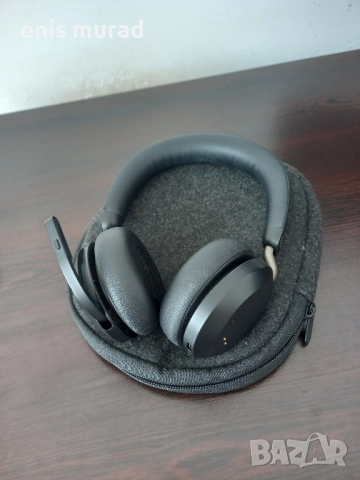 Jabra Evolve2 75 – безжични професионални слушалки + Desk Stand + Link 380, снимка 9 - Слушалки за компютър - 51947339