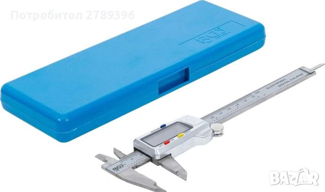 Дигитален немски шублер BGS, снимка 3 - Други инструменти - 53809629