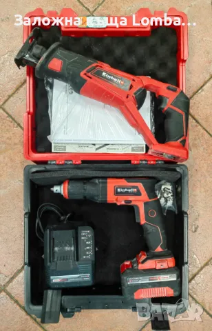  Винтоверт за гипсокартон Einhell TE-DY 18 Li/Саблен Трион Einhell  TE-AP 18Li