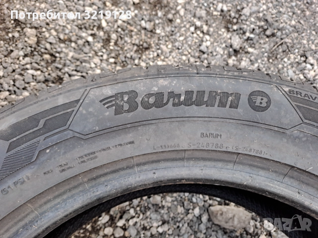 4бр. гуми BARUM BRAVURIS 215/60/17, снимка 6 - Гуми и джанти - 52300061