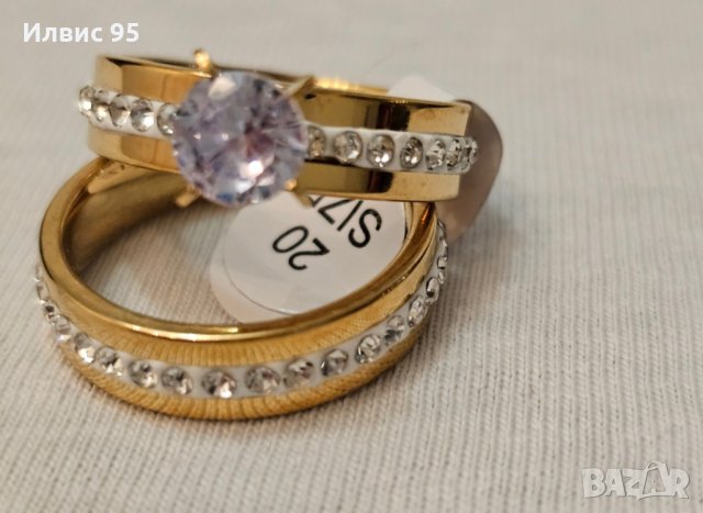Дамски пръстен с цирконии, снимка 2 - Пръстени - 44475749