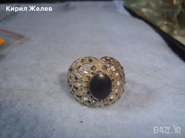 ПОСРЕБРЕН МЕДЕН СТАР ФИЛИГРАНЕН СКЪПОЦЕНЕН ПРЪСТЕН 99041, снимка 10 - Пръстени - 36419309