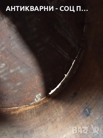 Соц Стара Дървена Крина Шиник За Зърно. НОМЕР 779., снимка 7 - Антикварни и старинни предмети - 53585172