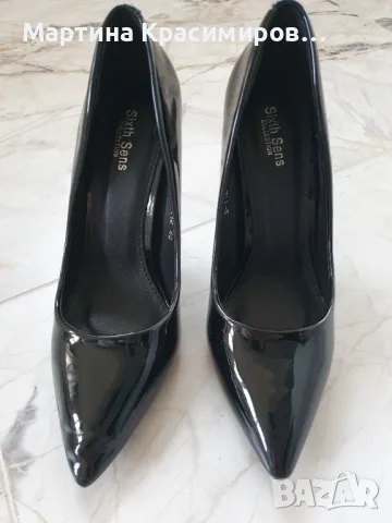 Лачени обувки , снимка 4 - Дамски обувки на ток - 49815533
