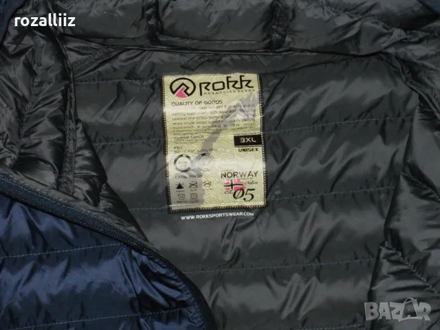 Rokk Norwegian Brand ново преходно гъши пух 2XL, снимка 4 - Якета - 48834674