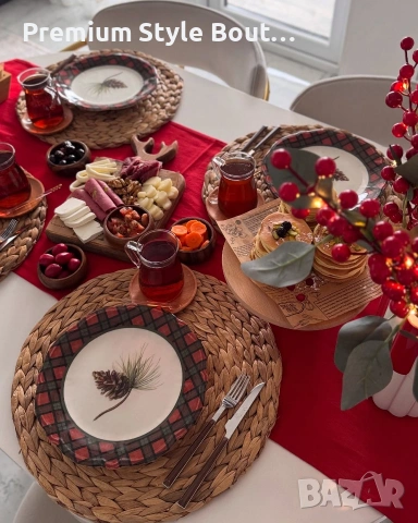 Коледна клонка, Home decor, снимка 5 - Декорация за дома - 53780102