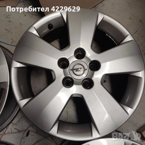 Оригинални алуминиеви джанти Opel 5x110 - 16 цола., снимка 2 - Гуми и джанти - 52775488