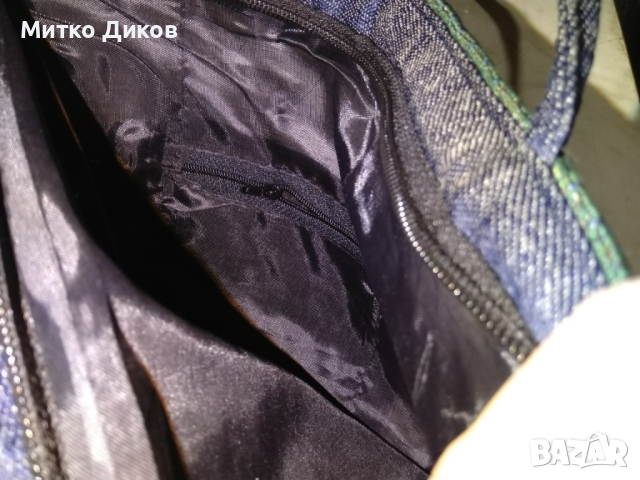 Чанта Йерусалим промазан плат 34х31см, снимка 8 - Чанти - 44719773