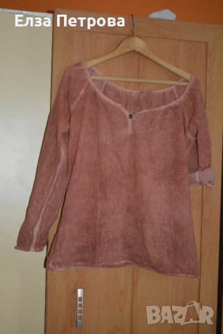 Лятна блуза - бордо, снимка 1 - Ризи - 41793142