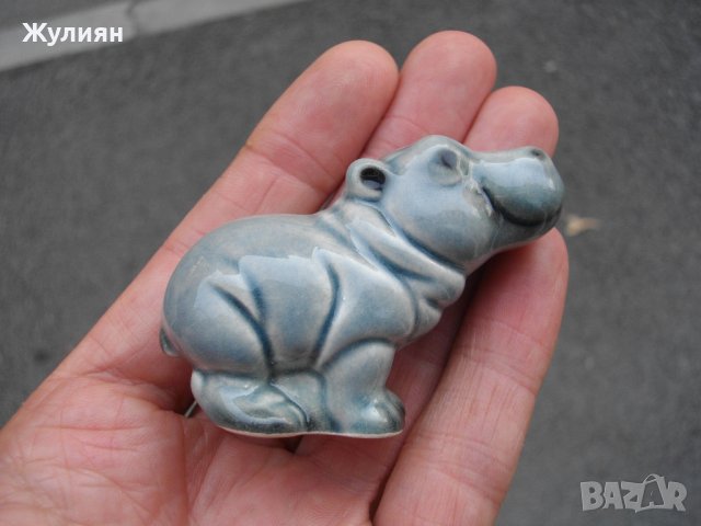 СТАР ПОРЦЕЛАН GOEBEL W. GERMANY ХИХОПОТАМ, снимка 1 - Антикварни и старинни предмети - 41555167