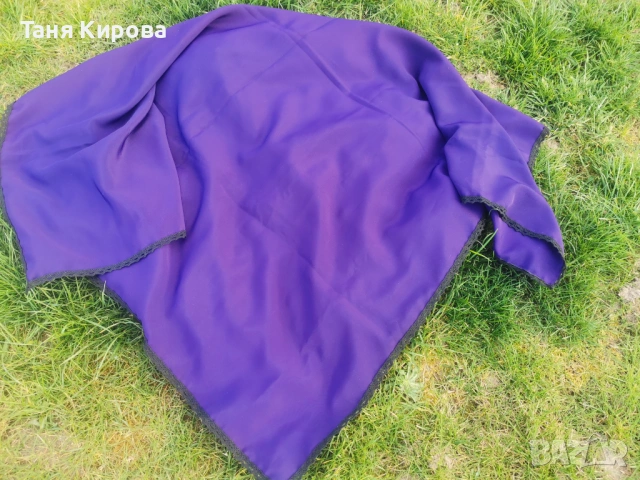 Копринена кърпа за глава, чудесно допълнение към народна носия , снимка 3 - Други ценни предмети - 53863129