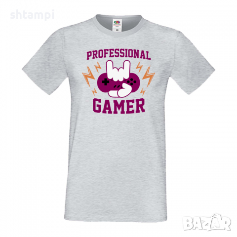 Мъжка тениска Professional Gamer, снимка 5 - Тениски - 36193357