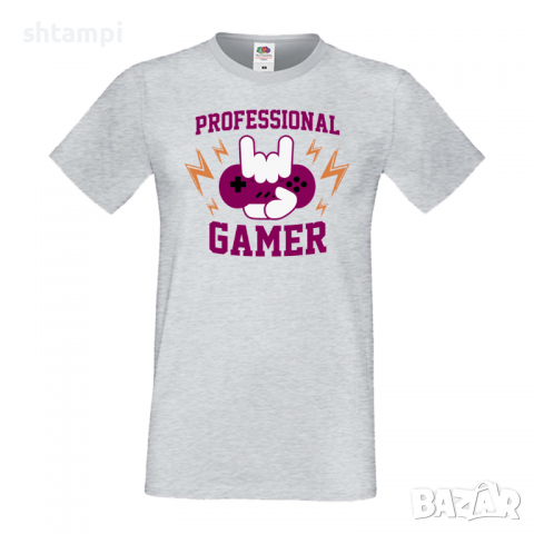 Мъжка тениска Professional Gamer, снимка 5 - Тениски - 36193357