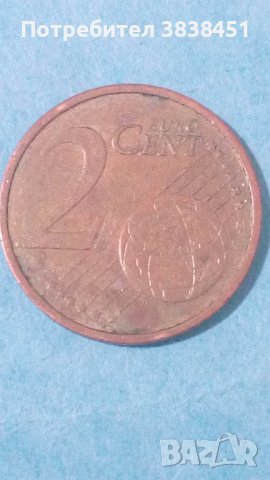 2 евро цент 2007 г.Германии