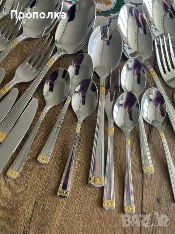 Велеколепни Прибори 18/10 BergHoff, Висок клас -27бр., снимка 4 - Прибори за хранене, готвене и сервиране - 53279522