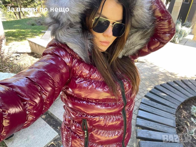 Дамско Зимно Яке С Естествен Пух На Качулката - 2 Налични Цвята Код W.S.O., снимка 3 - Якета - 52568697