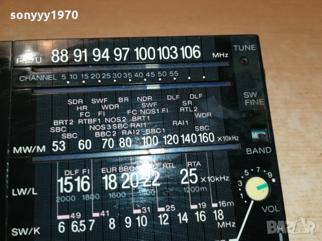 SONY ICF-35 ВНОС GERMANY 2009211949, снимка 10 - Радиокасетофони, транзистори - 34197896