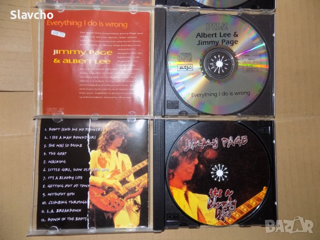 Компакт дискове на-Jimmy Page–Outrider/Collection/Everything I Do Is Wrong/It's A Bloody Lif, снимка 4 - CD дискове - 39331239
