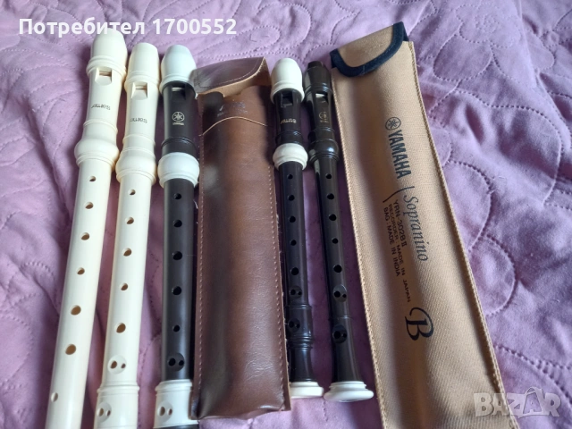 Блок флейта лот, снимка 2 - Духови инструменти - 53678675
