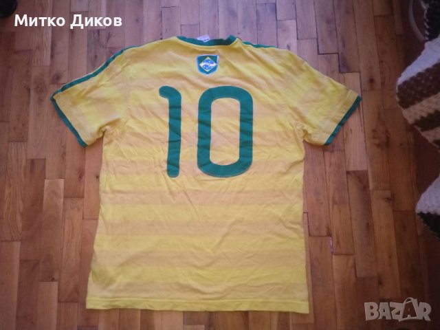 Бразилия маркова тениска на Адидас специално издание №10 Кака памук реален размер М, снимка 9 - Футбол - 41507824