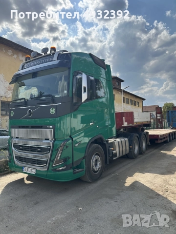 Тежкотоварен извънгабаритентранспорт Volvo FH16 700 със 6 осно нископлатформено полуремарке ремарке , снимка 2 - Индустриална техника - 55841722