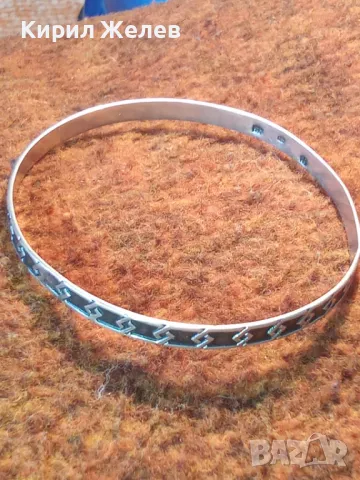 АВТОРСКА ИЗИСКАНА СТИЛНО РЕТРО АРТ ОРНАМЕНТИРАНА СРЕБЪРНА ГРИВНА СРЕБРО 925 с 3 МАРКИРОВКИ 48952, снимка 13 - Антикварни и старинни предмети - 48493388