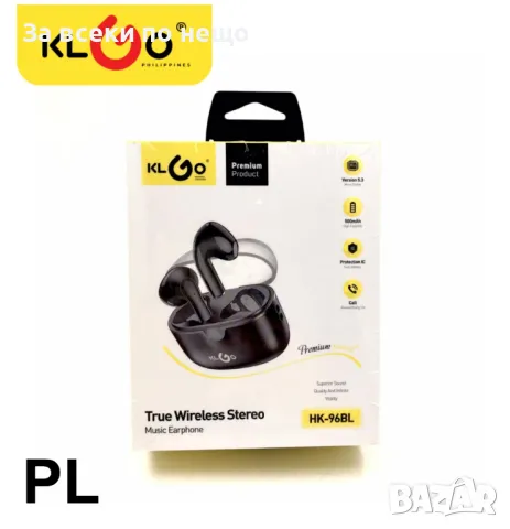 Слушалки супер бас KlOo Premium Product HK-96BL