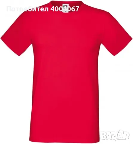 червена тениска , снимка 1
