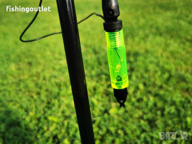 Комплект рибарско колче, сигнализатор и светещ обтегач, снимка 7 - Такъми - 42012843