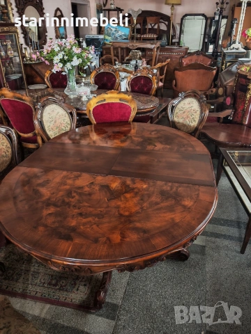 Бароков трапезен комплект , снимка 11 - Маси - 53641340