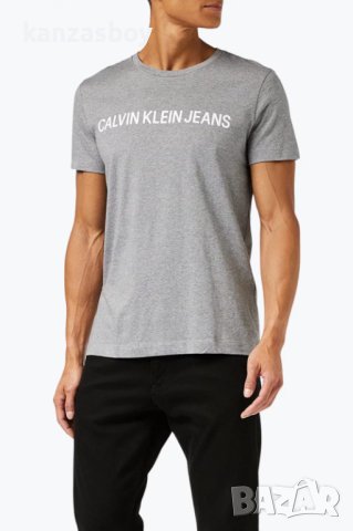 CALVIN KLEIN JEANS - страхотна мъжка тениска ХС, снимка 1 - Тениски - 41763676