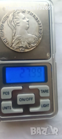 Мария Тереза талер, снимка 3 - Нумизматика и бонистика - 53628487