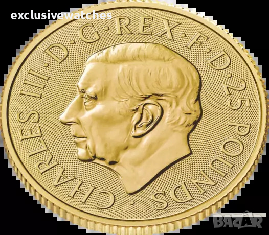 1 тройунция 24 карата Златна Монета Британия и Либърти 2024, снимка 4 - Нумизматика и бонистика - 44681420