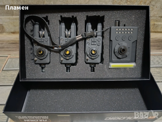 Сигнализатори Carp Prologic Fulcrum RMX-Pro Bite Alarm Presentation set 3+1, снимка 2 - Такъми - 52901331