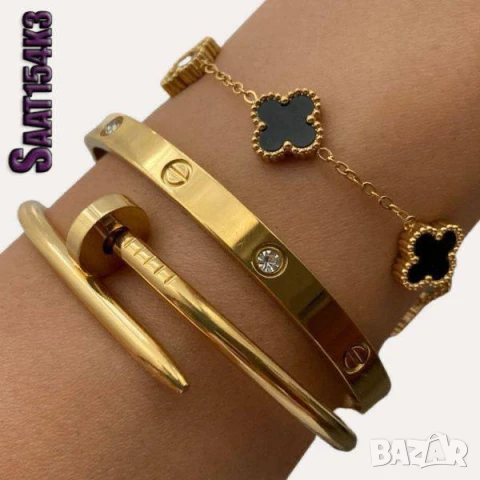 висококачествени гривни от стомана cartier 