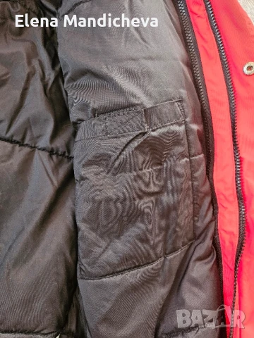 Зимно планинско непромокаемо яке парка с подвижна подплата скриваща се качулка двоен цип 5 джоба , снимка 6 - Якета - 50771022