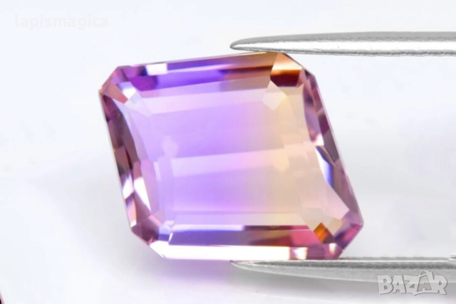 Аметрин 5.49ct VVS fancy шлифовка